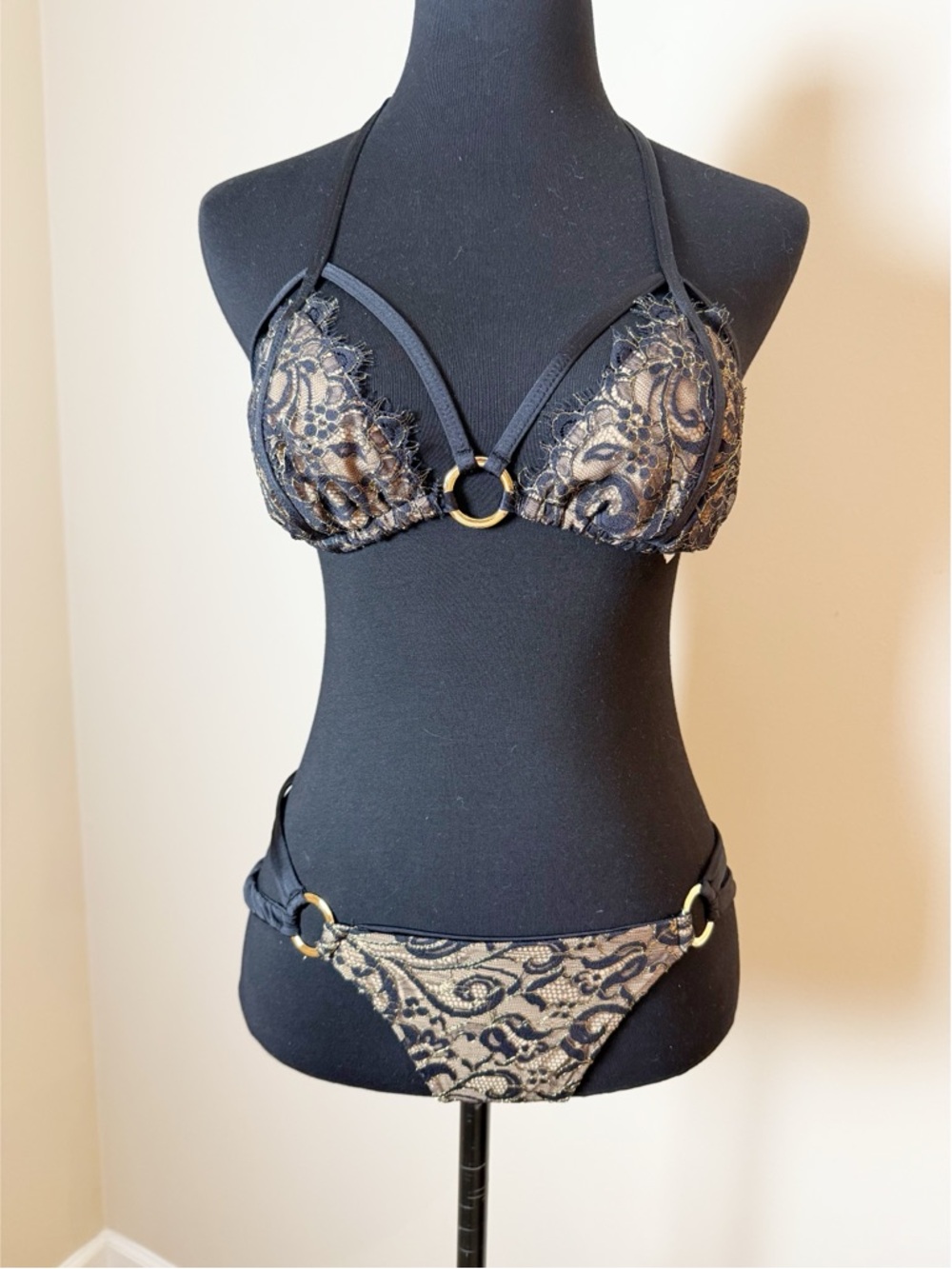 Beach Bunny Gunpowder and Lace Bikini Set Large - Picture 7 of 14